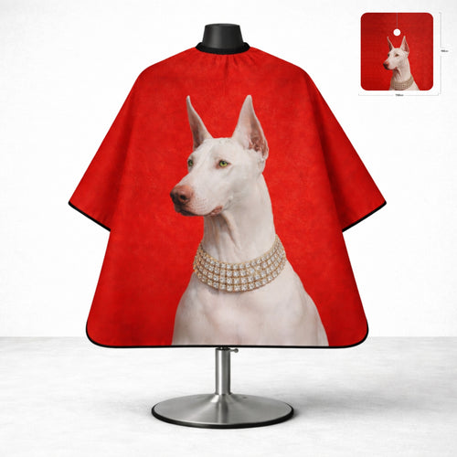 Luxury Doberman Designer Barber Cape