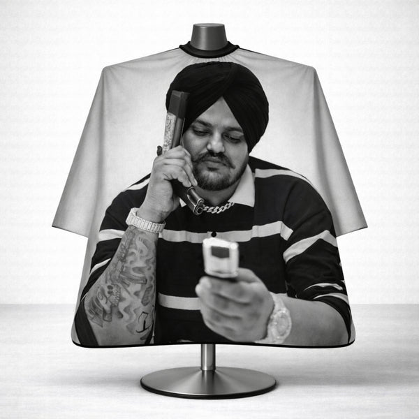 Sidhu Moose Wala Legacy Barber Cape