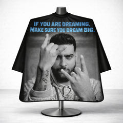 Dream Big Motivational Barber Cape " Karan Aujla " Edition