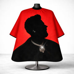 Red Shadow Barber Cape " Karan Aujla " Edition