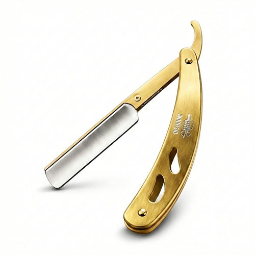 Professional Straight Ustra | Matte Gold | Grooming Tools for Men
