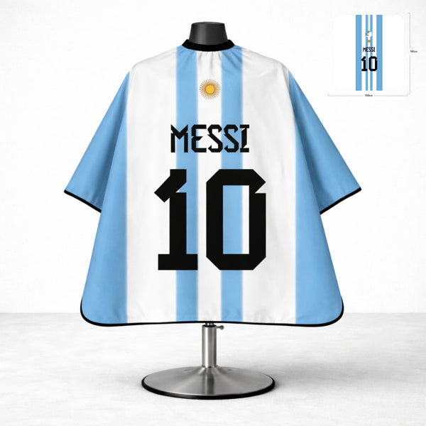 Messi 10 Argentina Designer Barber Cape