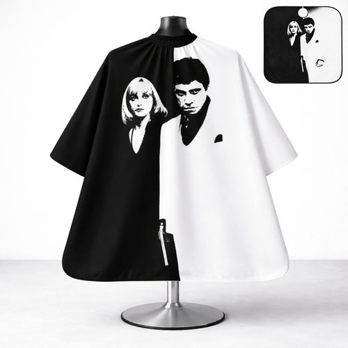 Statement Barber Cape “Scarface” Edition