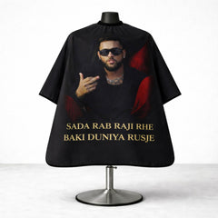 Sada Rab Raji Barber Cape " Karan Aujla " Edition