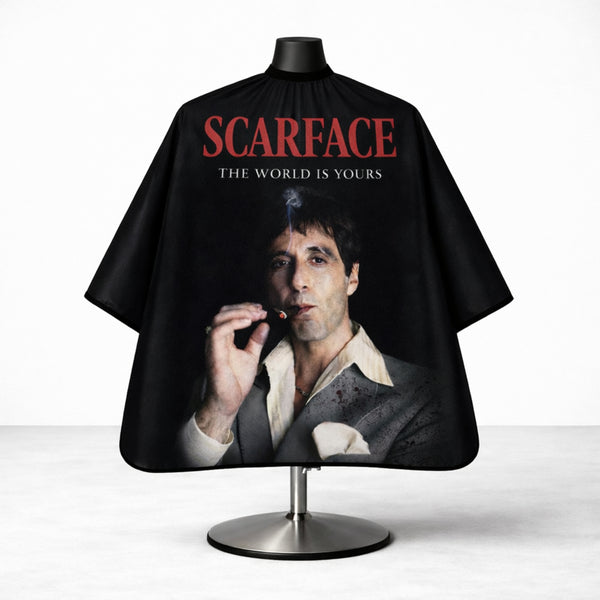 Scarface Inspired Professional Barber Capes | Premium Waterproof Capes