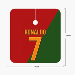 Ronaldo 7 Portugal Designer Barber Cape