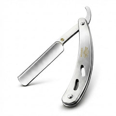 Elite Matte Silver Ustra for Precision Shaving | Professional Barber Ustra