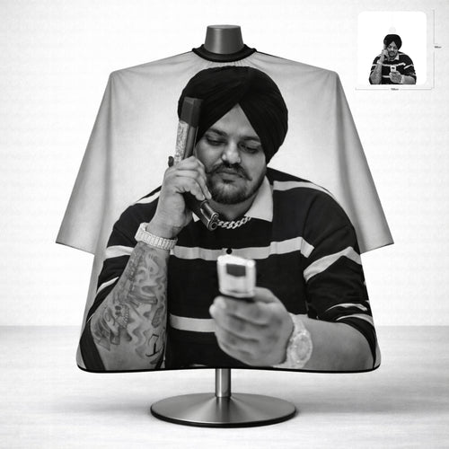 Sidhu Moose Wala Legacy Barber Cape