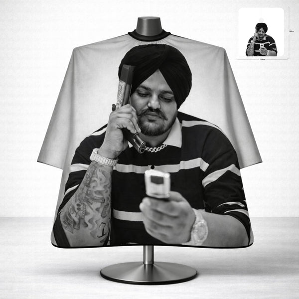 Sidhu Moose Wala Legacy Barber Cape