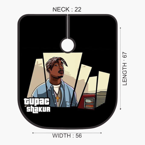 Tupac Shakur Inspired Premium Barber Cape