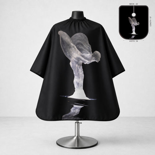 Luxury Spirit of Ecstasy Inspired Premium Barber Cape