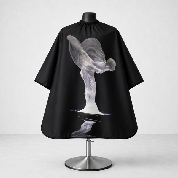 Luxury Spirit of Ecstasy Inspired Premium Barber Cape