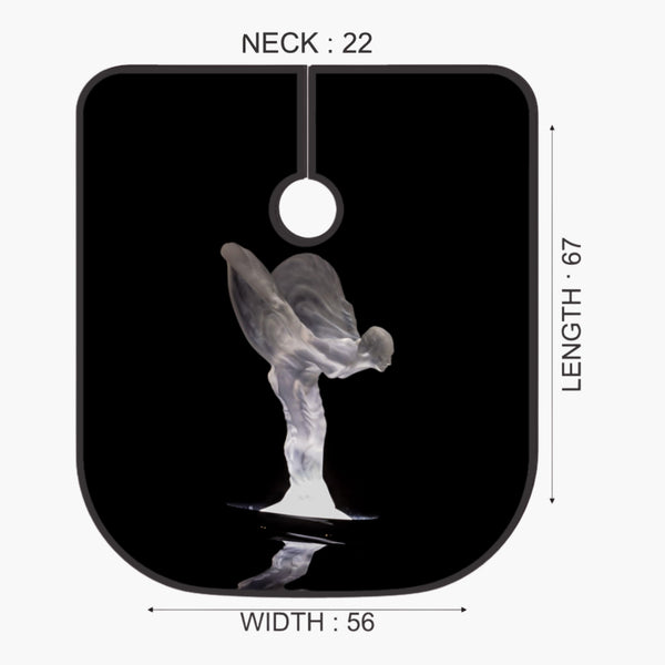 Luxury Spirit of Ecstasy Inspired Premium Barber Cape