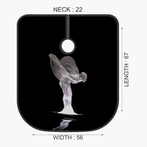 Luxury Spirit of Ecstasy Inspired Premium Barber Cape